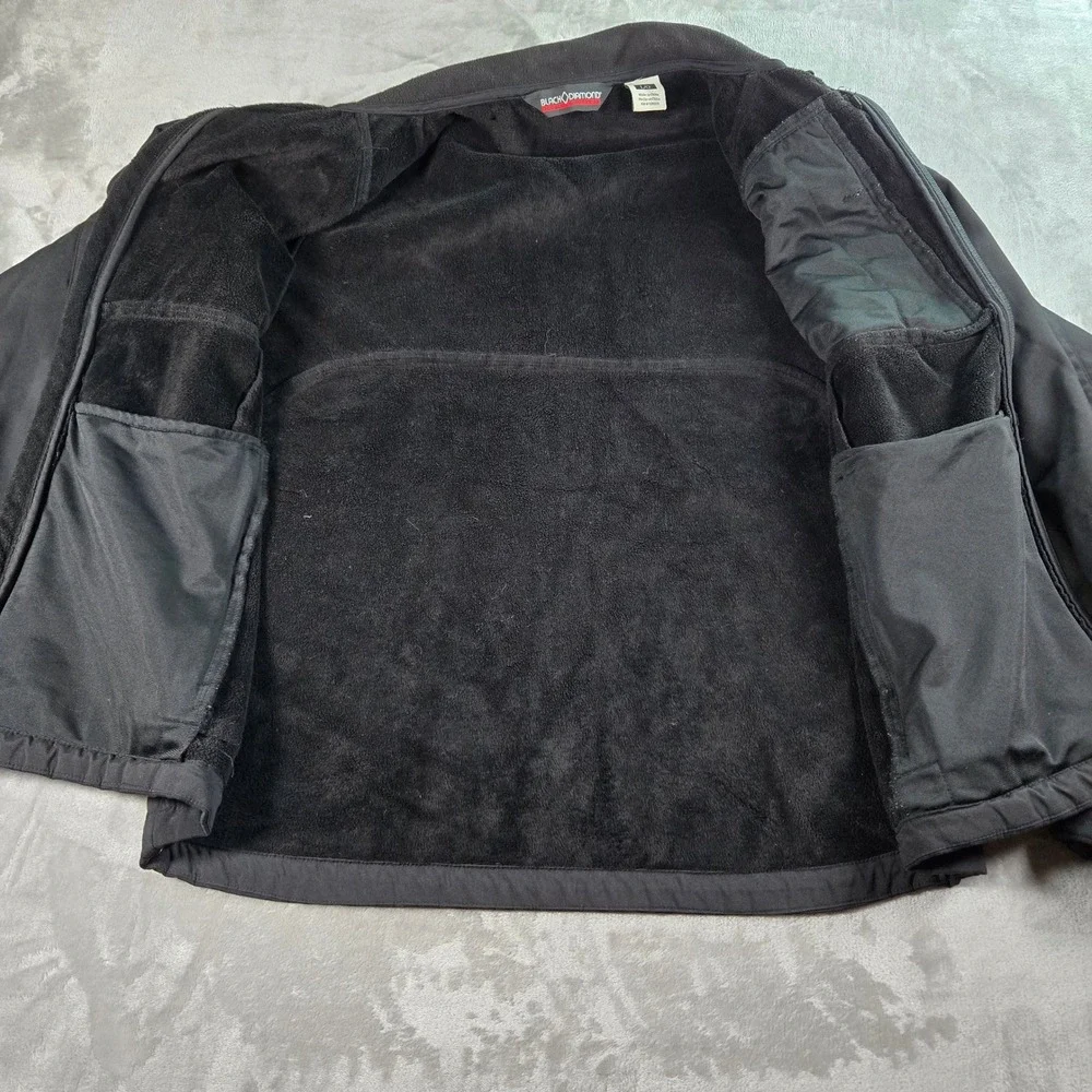 Black Diamond Double Diamond Softshell‎ Full Zip Jacket Mens size Large